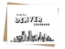 Load image into Gallery viewer, A Note From Denver, CO