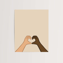 Load image into Gallery viewer, Heart Hands Art Print