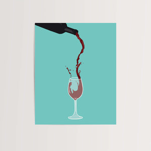 Pouring Wine Art Print