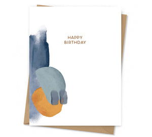 Abstract Modern Birthday Card Set