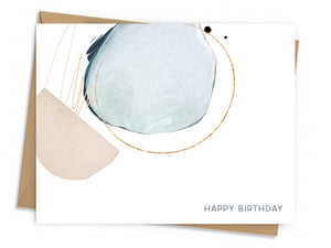 Abstract Modern Birthday Card Set