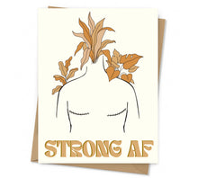 Load image into Gallery viewer, Strong &amp; Sexy AF Breast Cancer Card