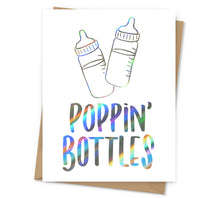 Load image into Gallery viewer, Poppin&#39; Bottles Baby Card