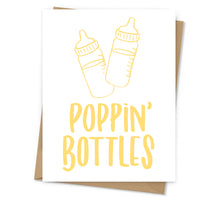 Load image into Gallery viewer, Poppin&#39; Bottles Baby Card