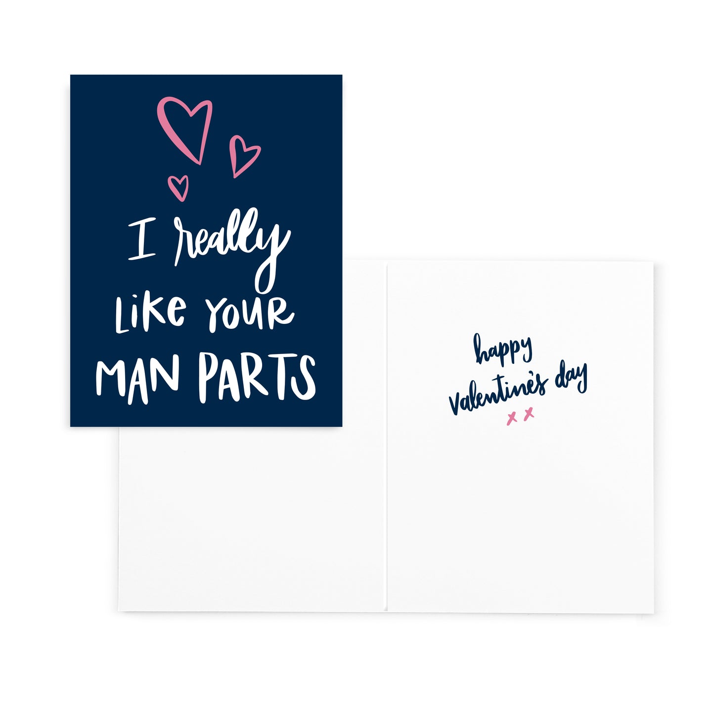 Man Parts Valentine's Day Card