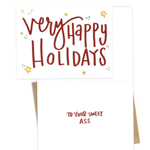 Sweet Ass Holiday Card