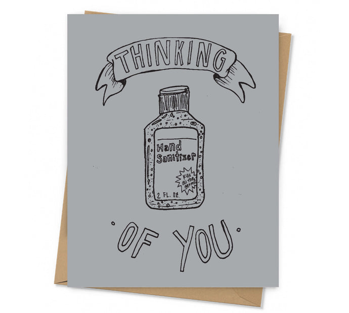 Hand Sanitizer Thinking Of You Card