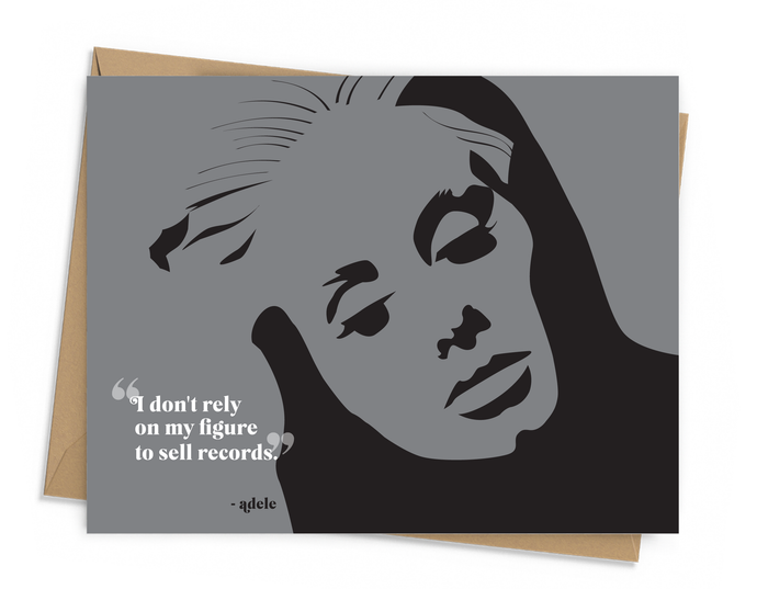 Adele Quote Card