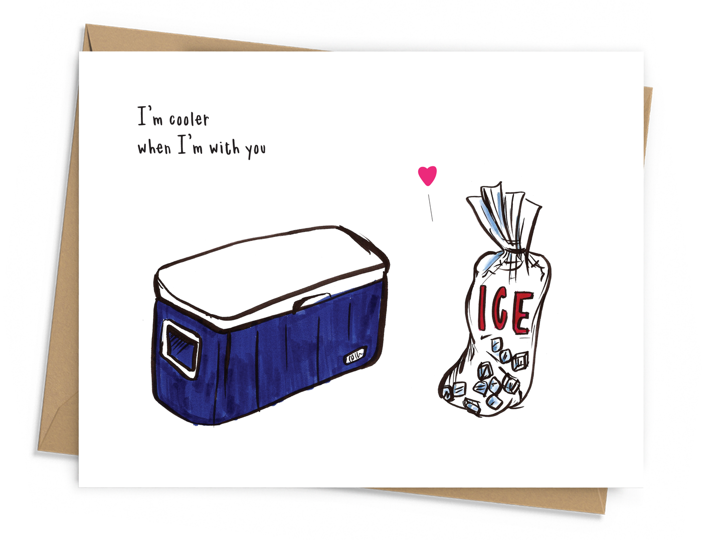 I'm Cooler With You Card