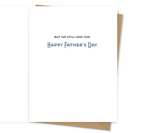 Looking Homeless Father's Day Card