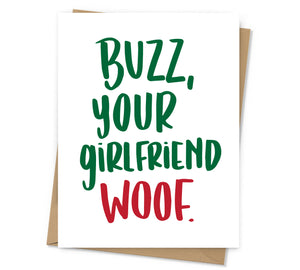 Buzz, Your Girlfriend Holiday Card