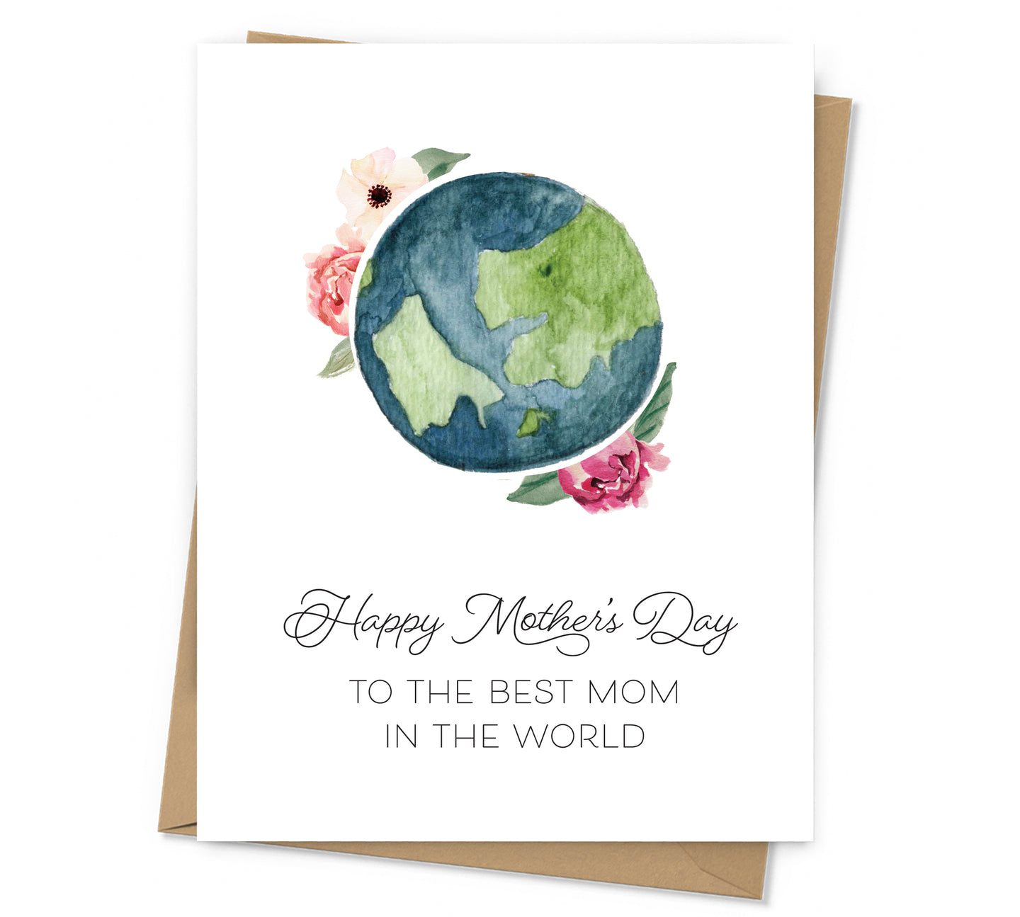 Best Mom in the World Mother's Day Card