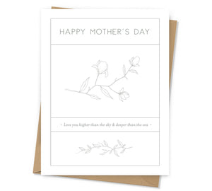 Higher Than The Sky Mother's Day Card