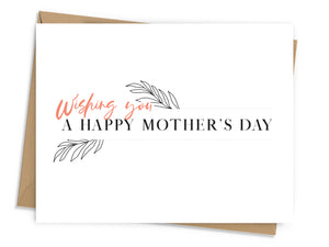 Wishing You Mother's Day Card