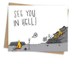 See You In Hell Card