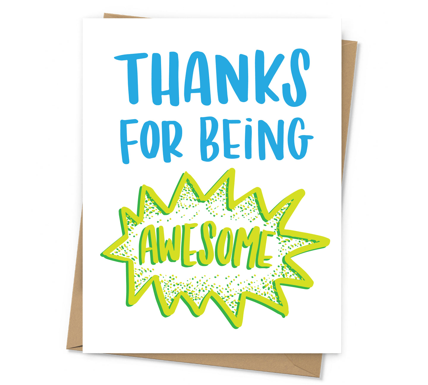 Being Awesome Thank You Card