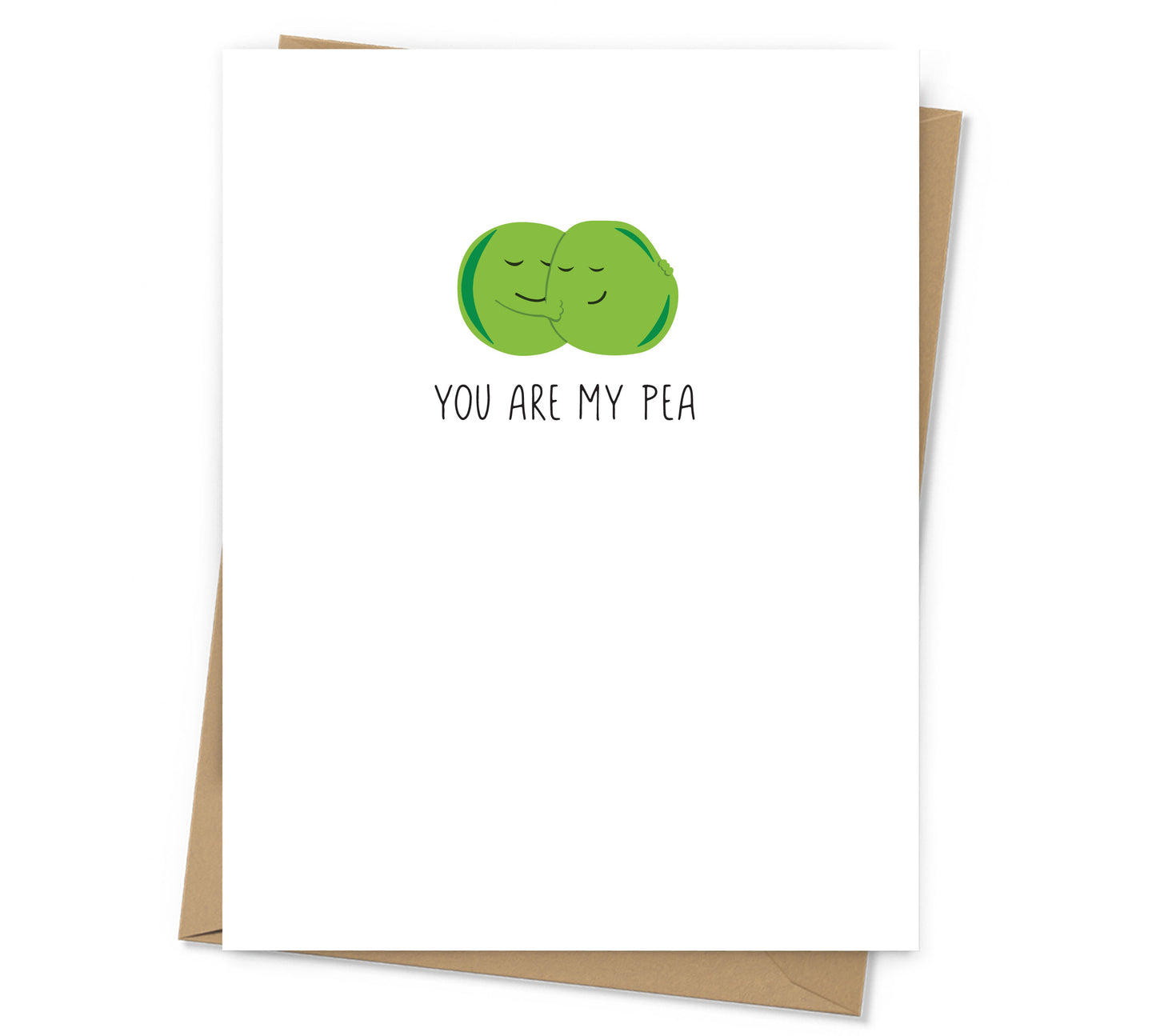 Two Peas in a Pod Love Card
