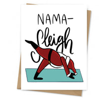 Load image into Gallery viewer, Santa doing yoga